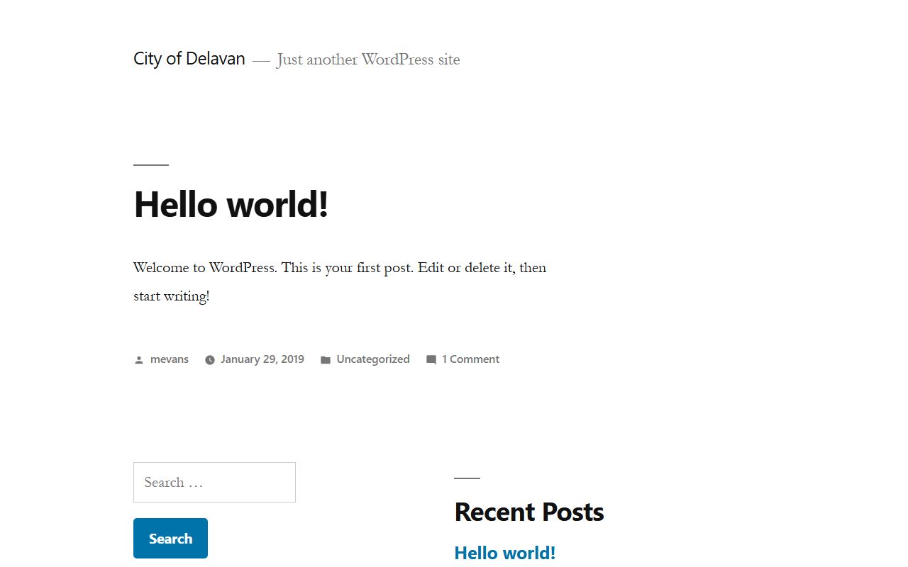 Delavan Phone Directory city portal