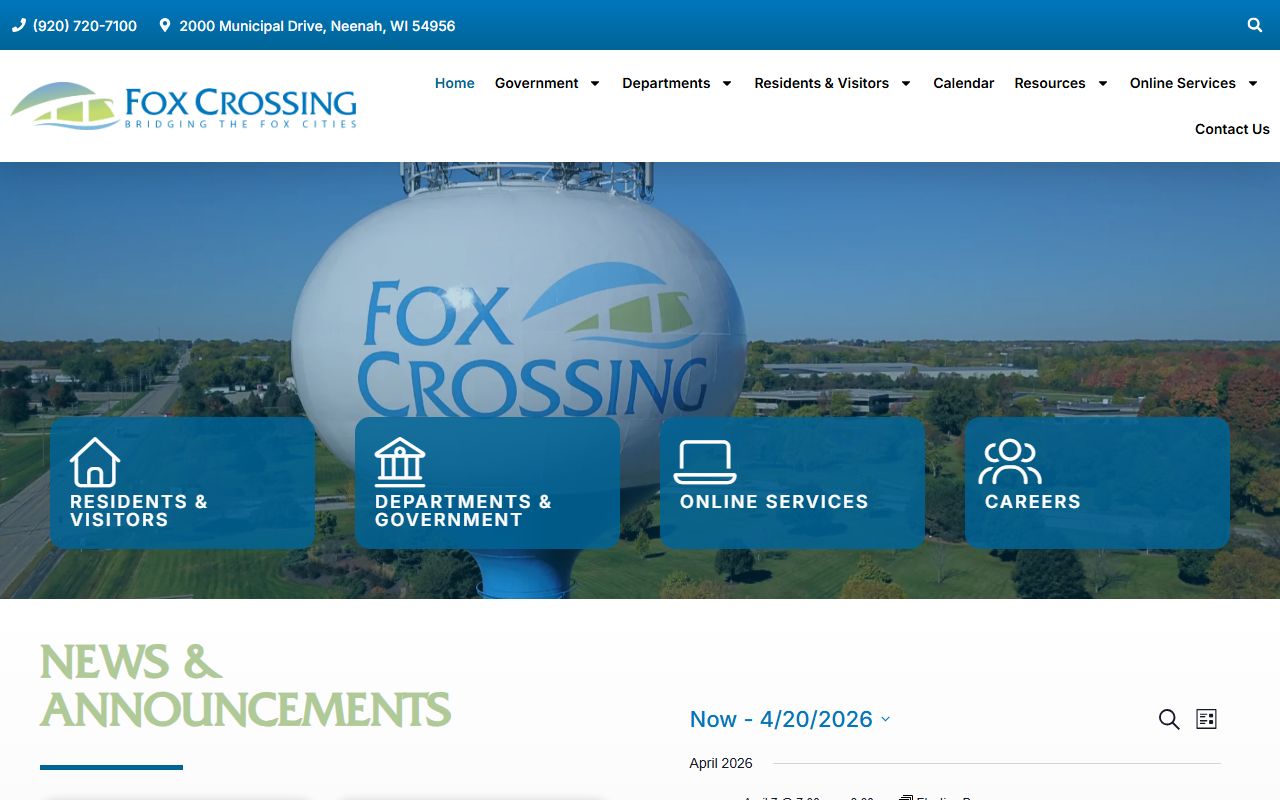 Fox Crossing Phone Directory village portal