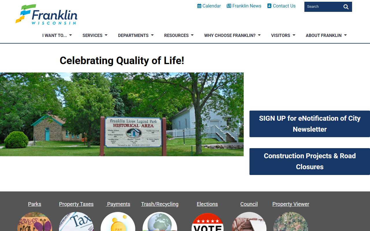 Franklin Phone Directory city portal