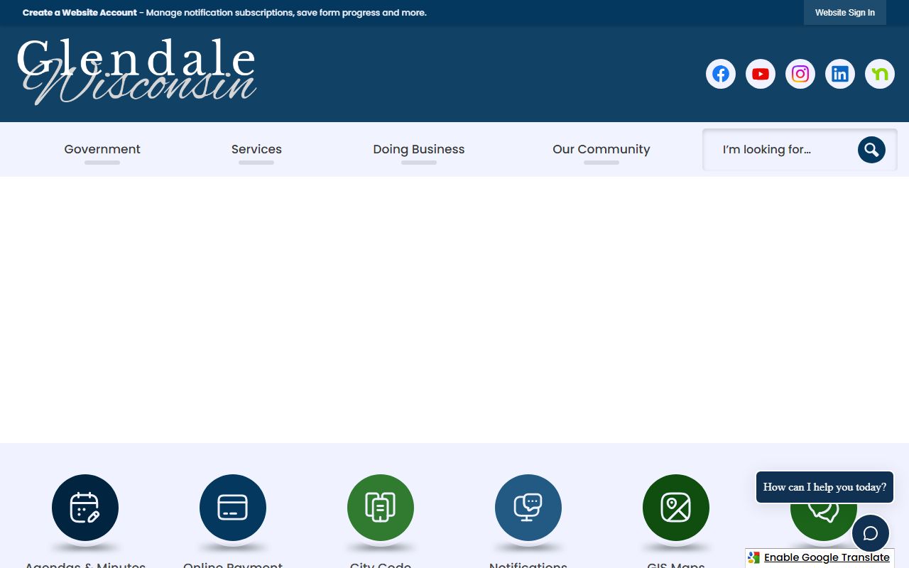 Glendale Phone Directory city portal