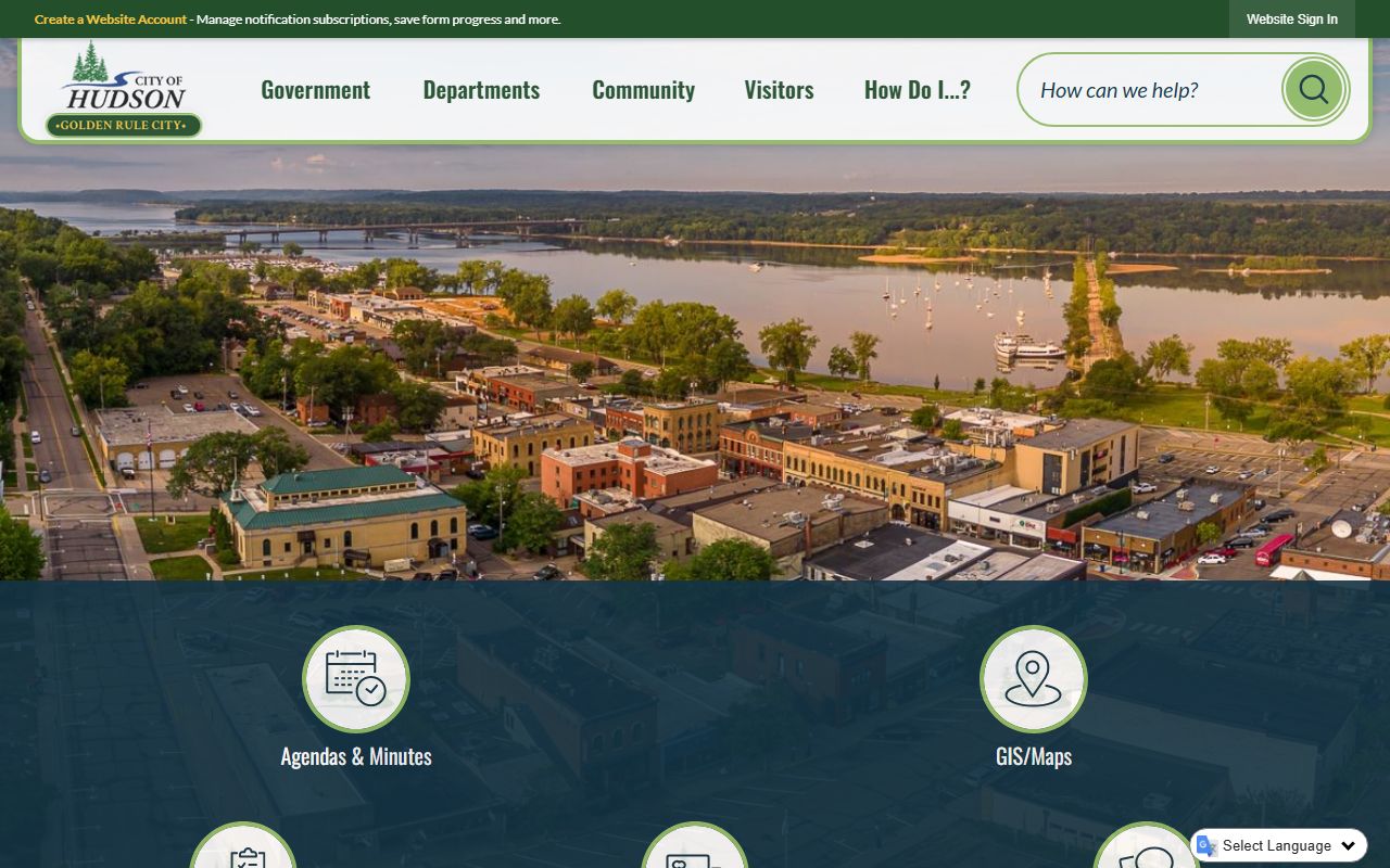 Hudson Phone Directory city portal