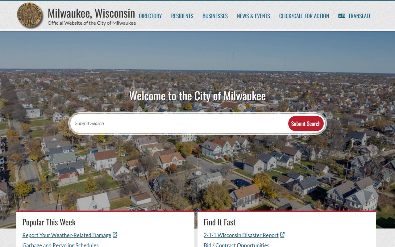 Milwaukee Phone Directory city portal