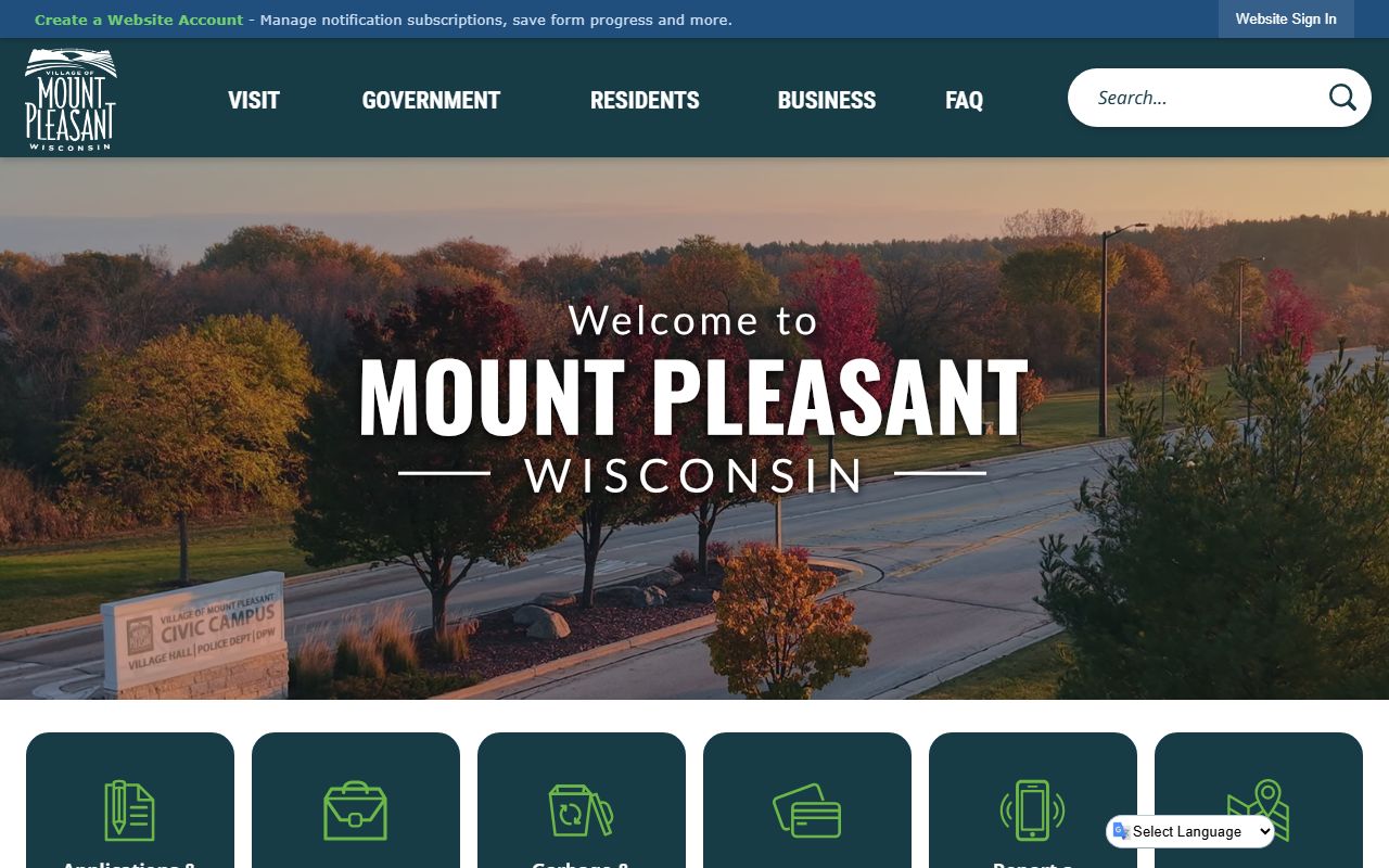 Mount Pleasant Phone Directory village portal