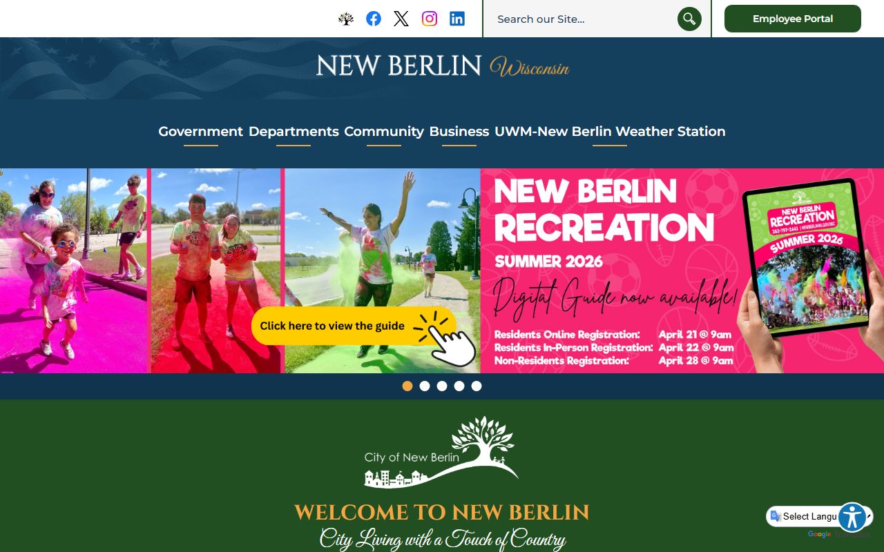 New Berlin Phone Directory city portal