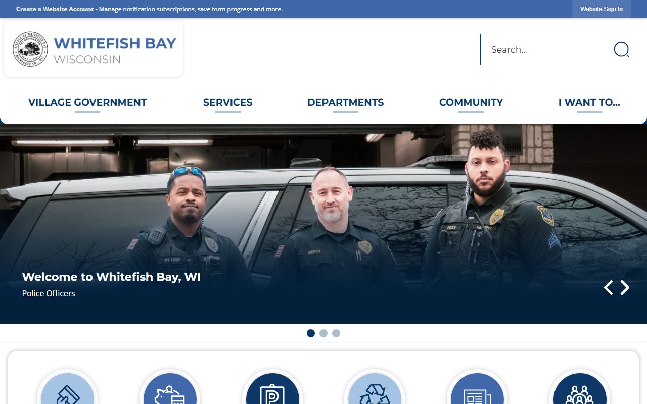 Whitefish Bay Phone Directory village portal